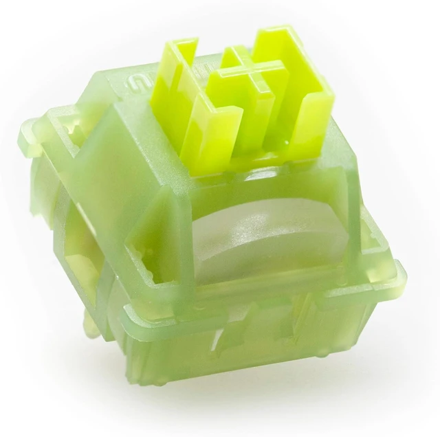 Main image of KPREPUBLIC Outemu Silent Peach V3 Switch Silent Lemon V3 Switch Linear Tactile Lime for Mechanical Keyboard POM PA66 Factory Lubed (OTM V3 Silent Lemon LightGuide Switch x110)