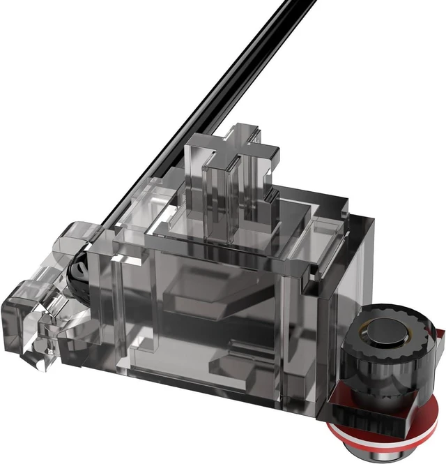 Alt view image 3 of 7 - DUROCK Stabilizer V3, Screw in Stabilizers with 2u 6.25u 7u Wires, PCB Mount Keyboard Stabilizers for Mechanical Keyboards (V3 Smokey Black 80% Kit)