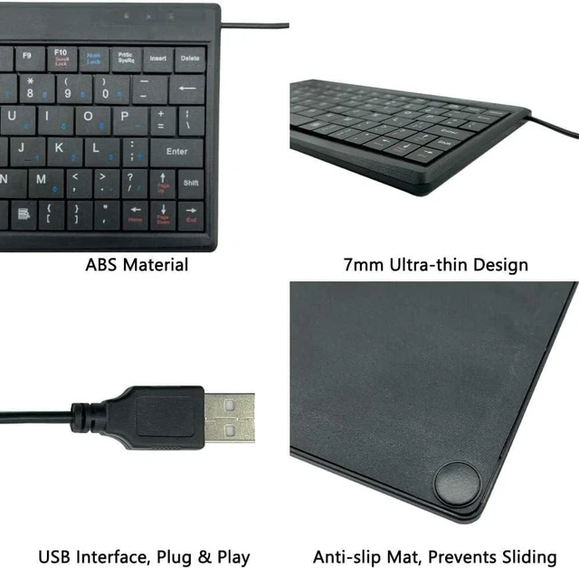 Alt view image 4 of 6 - CUQI USB Mini Keyboard,DIY Experiment Mini Keyboard Gaming,USB Interface for Android TV Box,Windows PC,Raspberry Pi,Windows 10/8/7