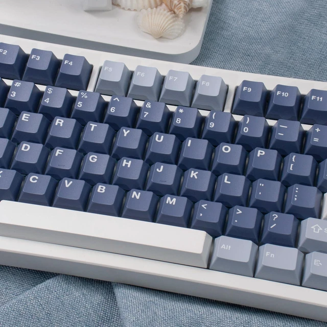 Alt view image 4 of 7 - Sumgsn 163 Keys Fishing Keycaps, Cherry Profile Doubleshot Keycaps Set | 7u Spacebar Fit for 61/64/87/104/108 Cherry Mx Switches Alice Keyboard Mechanical Keyboards