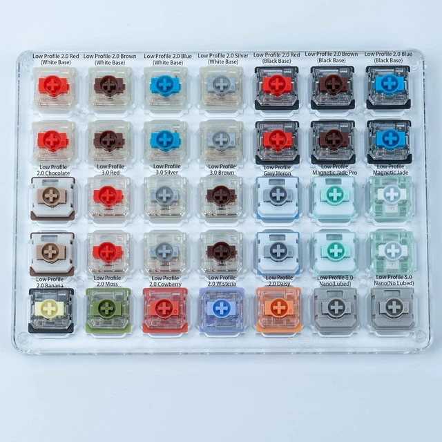 Main image of GATERON Magnetic Jade Series Keyboard Switches(Jade Air, 70) | Linear,Pre-Travel Freely Setting,Factory Pre-lubed,for Magnetic Gaming Keyboard