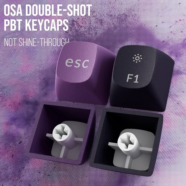 Alt view image 5 of 7 - Keychron Q6 HE - Pro Gaming Keyboard - Wireless 100% Layout, 2.4 GHz/Bluetooth/Wired, Rapid Trigger, Hot-Swappable QMK Gateron Magnetic Linear Switches, RGB, Aluminium Purple(Mac/Windows)