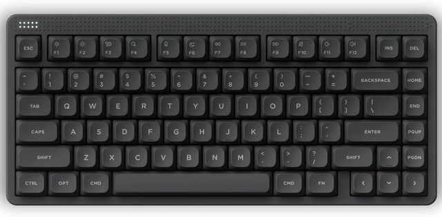 Main image of NuPhy Node75 Wireless Mechanical Keyboard, 75% Gaming Keyboard | Hot Swappable, For Mac / Windows, Supports Touch Gestures, For Bluetooth, 2.4GHz, USB-C, RGB Backlit, PBT Keycaps