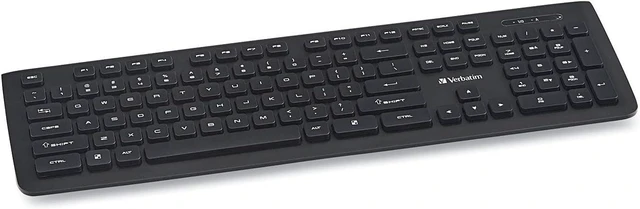 Main image of Verbatim Wireless Slim Keyboard, Black (99793)