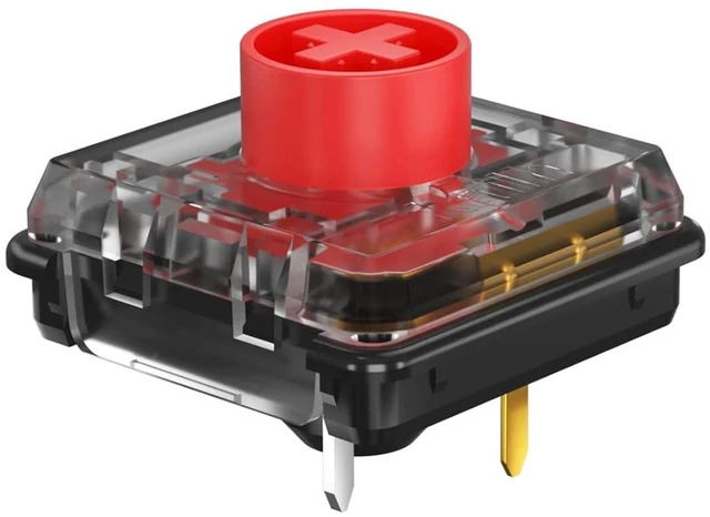 Main image of Kailh Low Profile Mechanical Keyboard Switches Choc V2 Low Profile Keystem DIY MX Switch Tactile Click Linear(10pcs, Red)