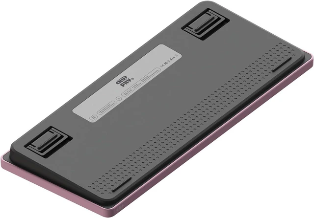 Alt view image 2 of 7 - NuPhy Node75 Hot-swap Wireless Mechanical Keyboard Pink-Blush Nano Switch | Hot Swappable, For Mac / Windows, Supports Touch Gestures, For Bluetooth, 2.4GHz, USB-C, RGB Backlit, PBT Keycaps, Wireless