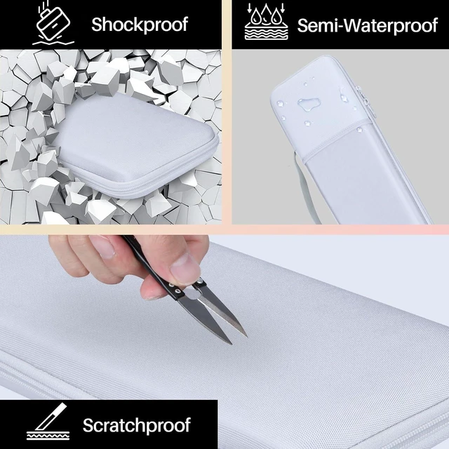 Alt view image 7 of 7 - Lebakort Storage Case Compatible with Apple Magic Keyboard with Numeric Keypad Wireless Bluetooth Keyboard (Magic Keyboard with Numeric Keypad Case)