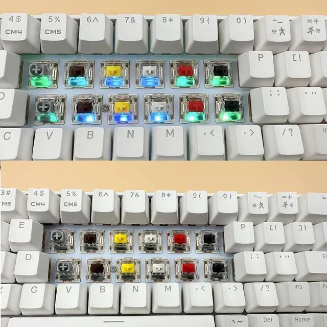 Alt view image 5 of 5 - Zjmehty Gateron G Pro 3.0 Yellow Switches for Mechanical Keyboard,3-Pin 50gf Linear/Pre-Lubed/Pin-Enhanced Switches(90pcs,Yellow,3-Pin)