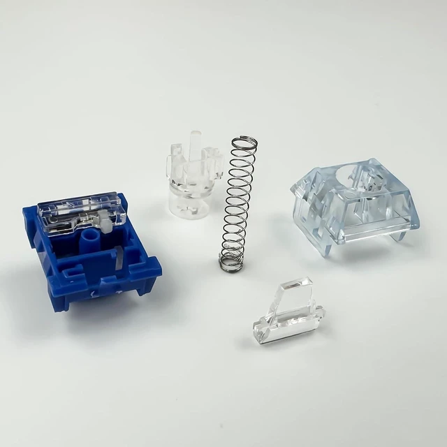 Alt view image 3 of 7 - Silent Keyboard Switches,Kailh Box Deep-Sea Silent Islet Switches for Mechanical Keyboard,3-Pin 45gf Linear/Dustproof/Long Life SwitchesSilent Islet,36Pcs