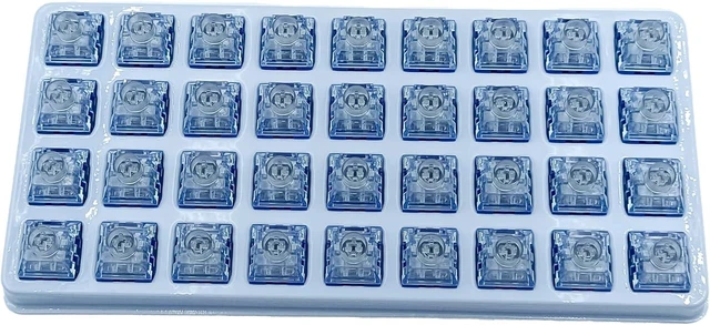 Alt view image 5 of 7 - Silent Keyboard Switches,Kailh Box Deep-Sea Silent Islet Switches for Mechanical Keyboard,3-Pin 45gf Linear/Dustproof/Long Life SwitchesSilent Islet,36Pcs