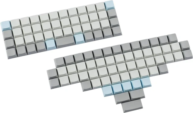 Main image of YMDK XDA DSA Blank PBT Keycaps Suitable for Ortholinear Layout MX Keyboard XD75 ID75 Split36 Split46 Planck Preonic Niu40 (Only Keycap)