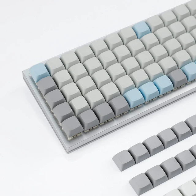 Alt view image 3 of 7 - YMDK XDA DSA Blank PBT Keycaps Suitable for Ortholinear Layout MX Keyboard XD75 ID75 Split36 Split46 Planck Preonic Niu40 (Only Keycap)