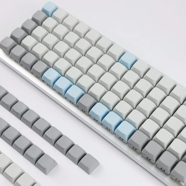 Alt view image 5 of 7 - YMDK XDA DSA Blank PBT Keycaps Suitable for Ortholinear Layout MX Keyboard XD75 ID75 Split36 Split46 Planck Preonic Niu40 (Only Keycap)