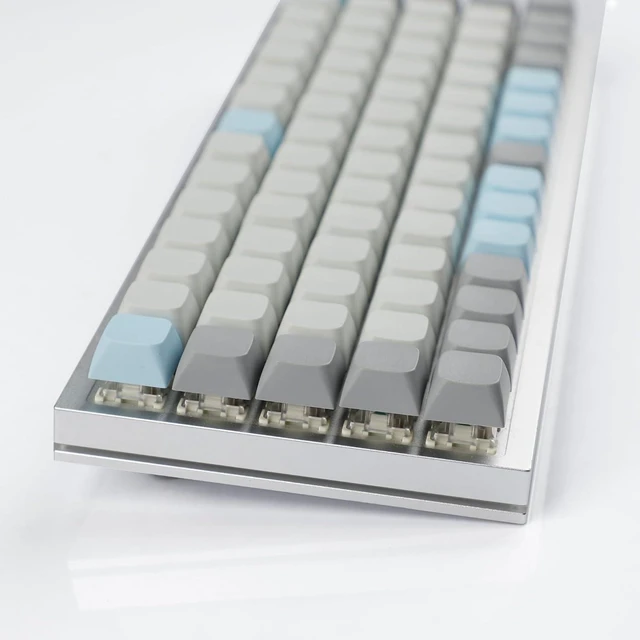 Alt view image 7 of 7 - YMDK XDA DSA Blank PBT Keycaps Suitable for Ortholinear Layout MX Keyboard XD75 ID75 Split36 Split46 Planck Preonic Niu40 (Only Keycap)