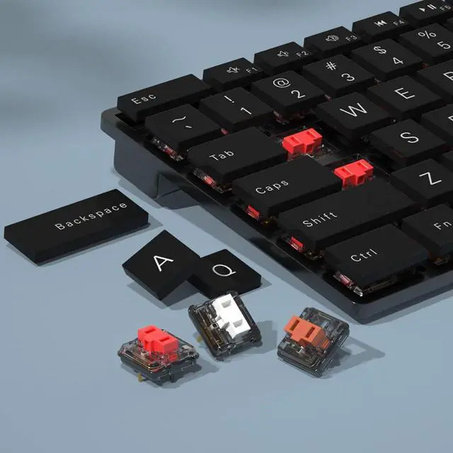 Alt view image 6 of 6 - Official Store Low Profile Switch 1350 Chocolate Kailh Mechanical Keyboard Switch RGB SMD Clicky (110, Choc White)