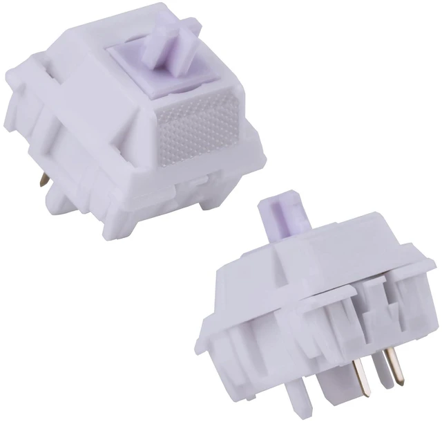 Main image of OOCTPK Chilkey 35pcs Morandi 5-Pin Linear Mechanical Keyboard Switches for Mechanical Keyboard, Focused Bottom-Out Feedback and Crisp, High-Transmittance PMMA Light Guide, Even RGB Illumination