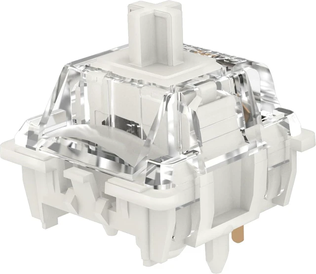 Main image of DRAOZA Gateron G White Pro 3.0 Switches,5-Pin Pre Lubed RGB SMD Linear Switches for MX Gaming Mechanical Keyboard (G Pro 3.0,White,108PCS)