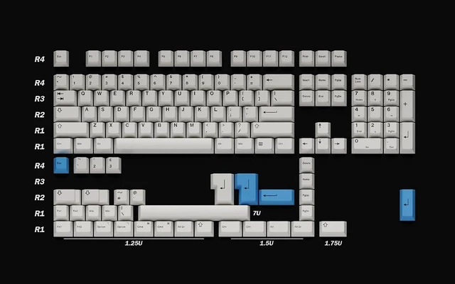 Alt view image 4 of 7 - HK Gaming Custom Keycaps | Dye Sublimation PBT Keycap Set for Mechanical Keyboard | 139 Keys | Cherry Profile | ANSI US-Layout | Compatible with Cherry MX, Gateron, Kailh, Outemu | Bow