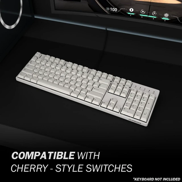 Alt view image 6 of 7 - HK Gaming Custom Keycaps | Dye Sublimation PBT Keycap Set for Mechanical Keyboard | 139 Keys | Cherry Profile | ANSI US-Layout | Compatible with Cherry MX, Gateron, Kailh, Outemu | Bow