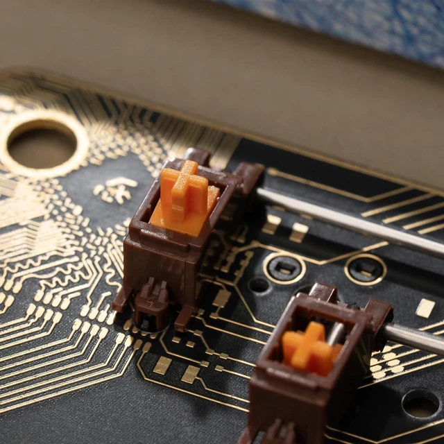 Alt view image 7 of 7 - OOCTPK Chilkey Stupid Keyboard Stabilizers, Snap-in Stabilizers with 2u 6.25u 7u Wires, 1.2mm PCB Mount Stabs Kit for Mechanical Keyboards MX Switches