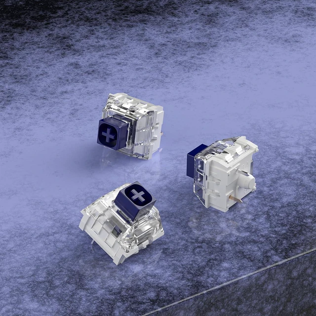 Alt view image 4 of 6 - Kailh Box Navy Pro Switches for Mechanical Gaming Keyboard,3-Pin Clicky/Pre Lubed/IP56 Dust&Waterproof Switches(Navy Pro,10Pcs)