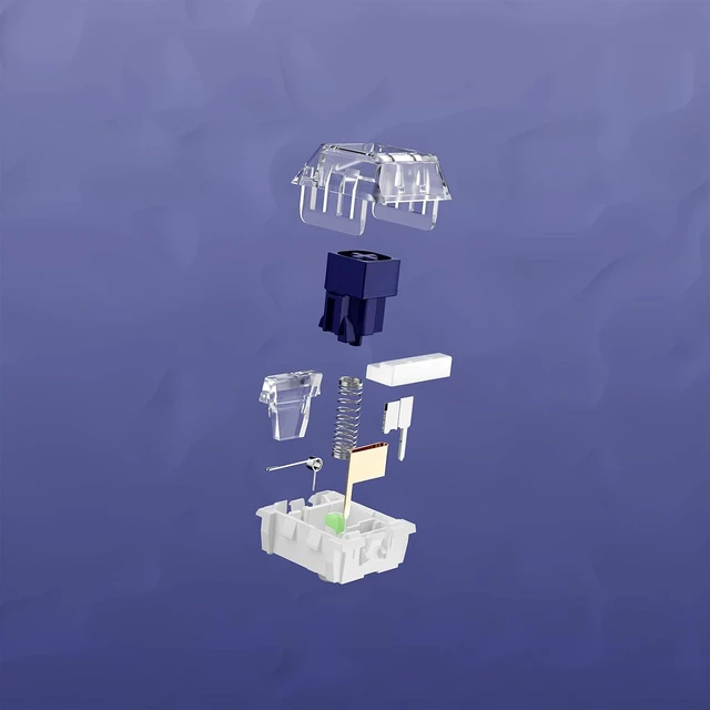 Alt view image 2 of 6 - Kailh Box Navy Pro Switches for Mechanical Gaming Keyboard,3-Pin Clicky/Pre Lubed/IP56 Dust&Waterproof Switches(Navy Pro,10Pcs)