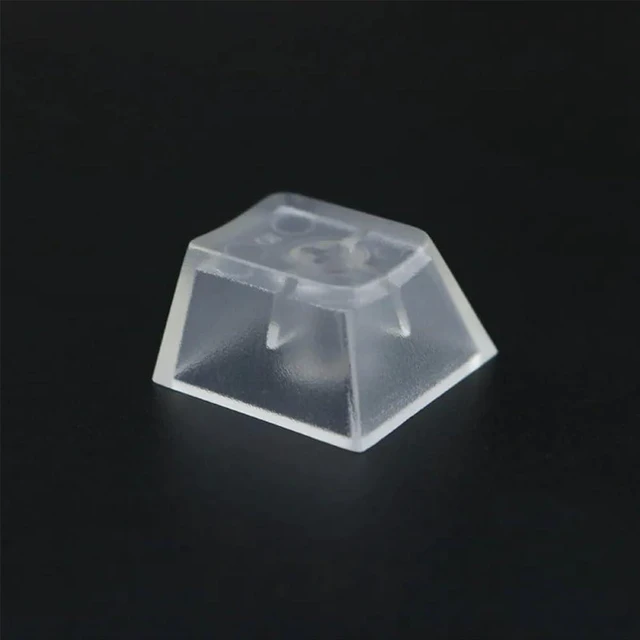 Main image of OEM Profile Blank Keycaps ABS Frosted Transparent Translucent 1U R4 Keycap for MX switches Mechanical Keyboard(Transparent, 100pcs)