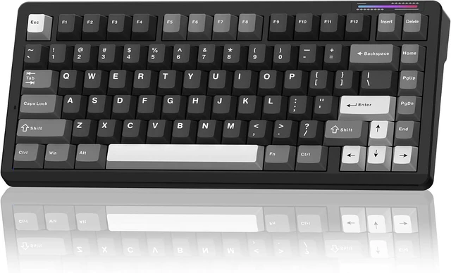 Main image of CORBOBO lingbao k75 Keyboard (Black&Grey&White)