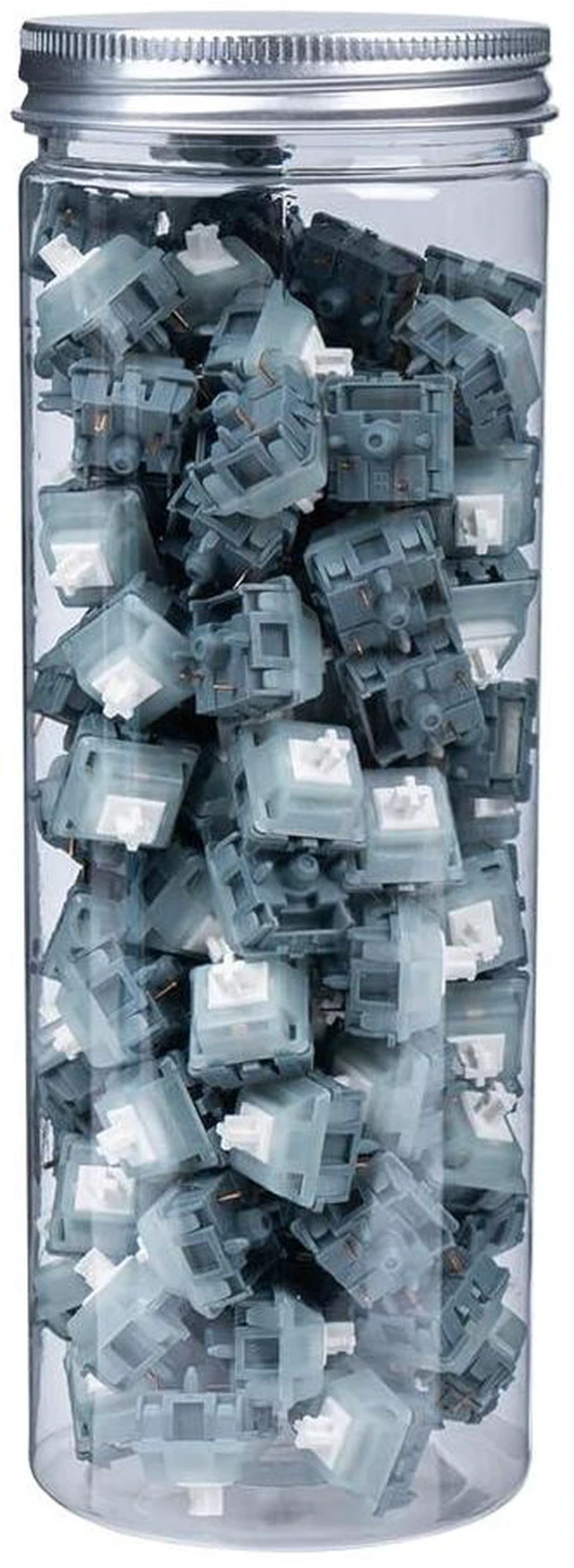 Alt view image 4 of 4 - GATERON EF EverFree Grayish Mechanical Keyboard Switch(110PCS) | Linear,Type 50gf,RGB,5 Pin,Hot-swap,Factory Pre-lubed,for Mechanical Keyboard