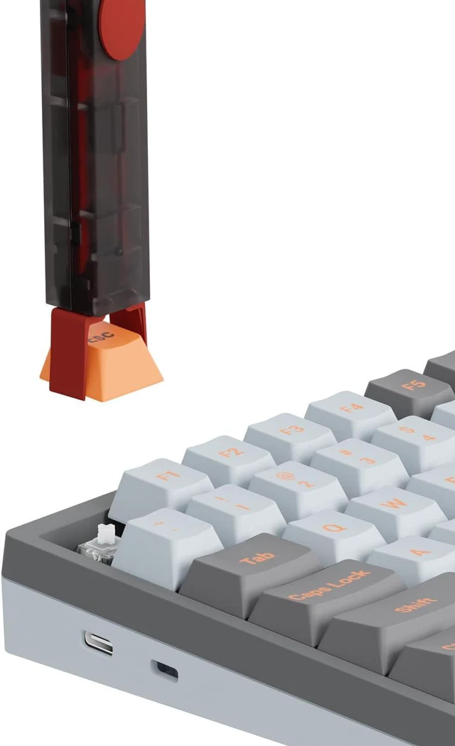 Alt view image 3 of 6 - GATERON Twins Switch Puller Keycap Puller | DIY Tool,Easily Remove and Replace,Gaming Keyboard Switches and Keycaps Integrated,for Mechanical Keyboard