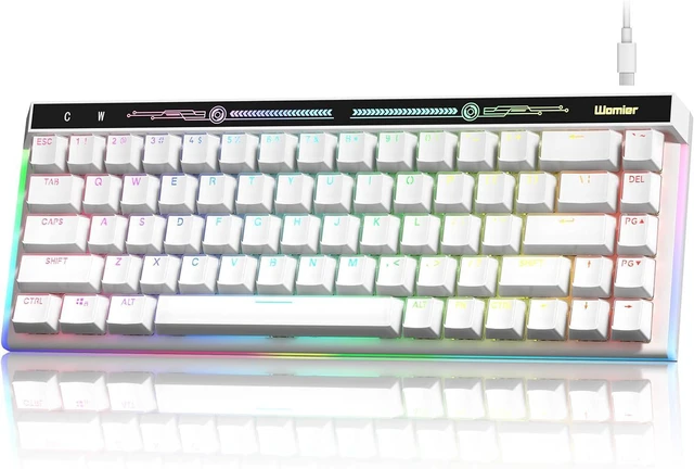 Main image of Keyboard VK68 - White - Wired