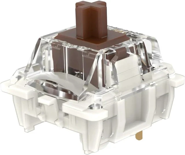Main image of Gateron G Brown Pro 3.0 Switches Pre-lubed 3pin RGB SMD Tactile for Gaming Mechanical Keyboard (72Pcs, Pro Brown 3.0)