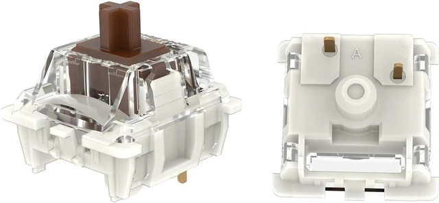 Alt view image 2 of 6 - Gateron G Brown Pro 3.0 Switches Pre-lubed 3pin RGB SMD Tactile for Gaming Mechanical Keyboard (72Pcs, Pro Brown 3.0)