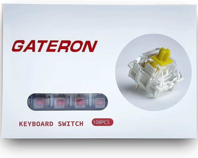 Alt view image 5 of 5 - DRAOZA Gateron G White Pro 3.0 Switches,5-Pin Pre Lubed RGB SMD Linear Switches for MX Gaming Mechanical Keyboard (G Pro 3.0,White,108PCS)