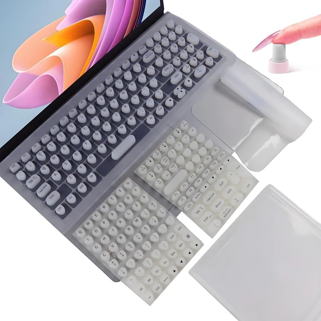 Main image of Keyboard for Nails, The Second Generation Keyboard Cover for Long Nails (White)