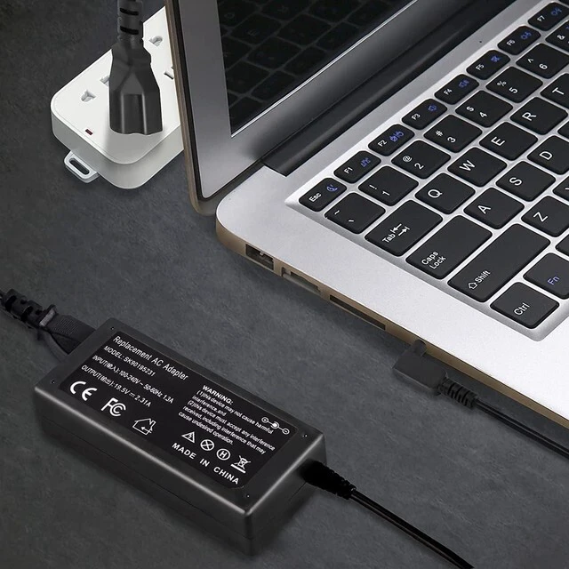 Alt view image 6 of 7 - Compatible with HP Laptop Charger 65W 45W Easy Style Smart Blue Tip 4.5 x 3.0 mm, Replacement for HP Computer/Pavilion/Envy/ProBook/EliteBook/Stream x360, 10ft Power Cord