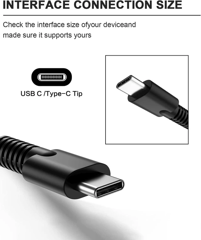 Alt view image 2 of 7 - TSKYBEAR 65W Laptop Charger USB C Compatible with HP Spectre/Spectre x360/Chromebook/Google Chromebook/Elitebook x360/Elite X2/Envy/Probook Travel Fast Charging Type C AC Adapter Power Supply Cord
