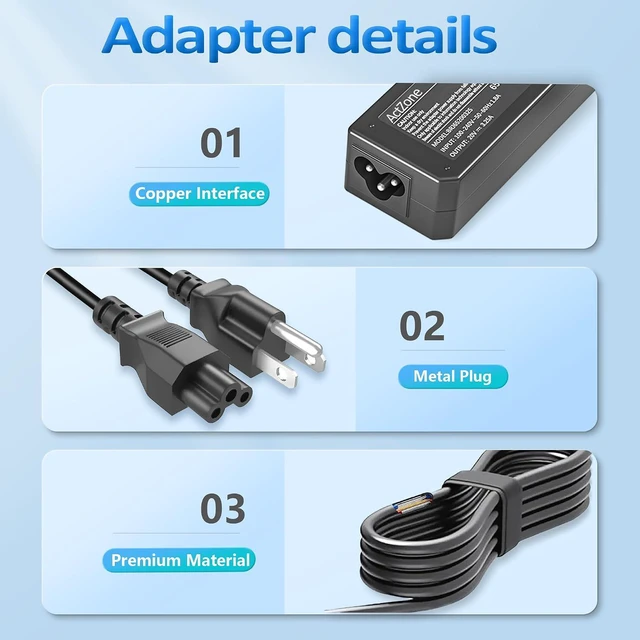 Alt view image 3 of 7 - 65W Charger Compatible with Lenovo ThinkPad X1 T X E Yoga Flex Ideapad