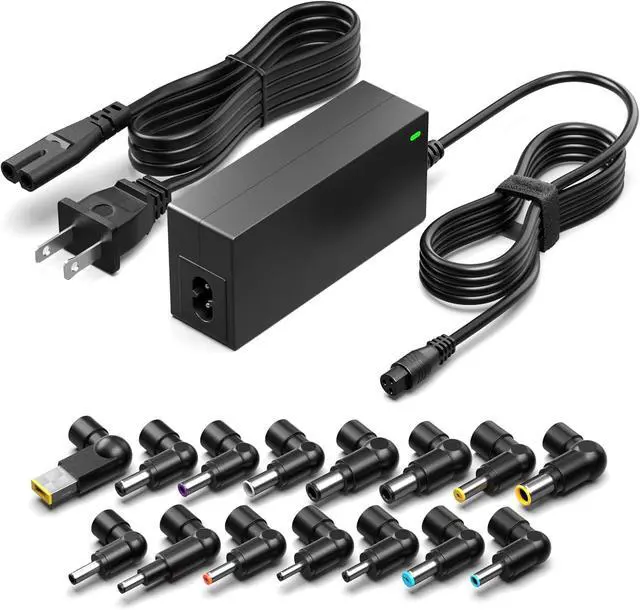 Main image of Powseed 65W Universal Laptop Charger AC Adapter 45W for Lenovo Acer Asus Dell HP Samsung Sony Gateway Fujitsu Toshiba 18.5V 19V 19.5V 20V Power Supply Power Cord Replacement