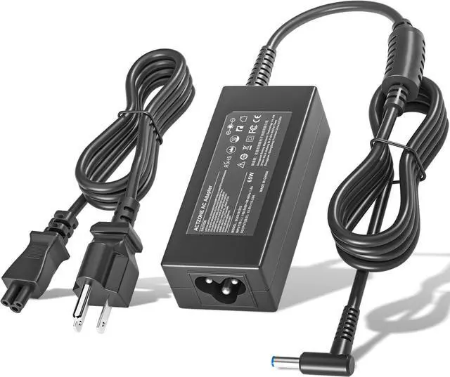 Main image of 65W Charger Compatible with HP Pavilion X360 17 15 Stream 14 13 11 Laptop