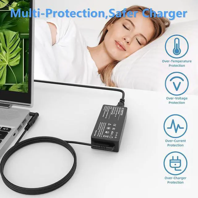 Alt view image 7 of 7 - 90W Universal Laptop Charger with 16 Tips for HP Dell Lenovo