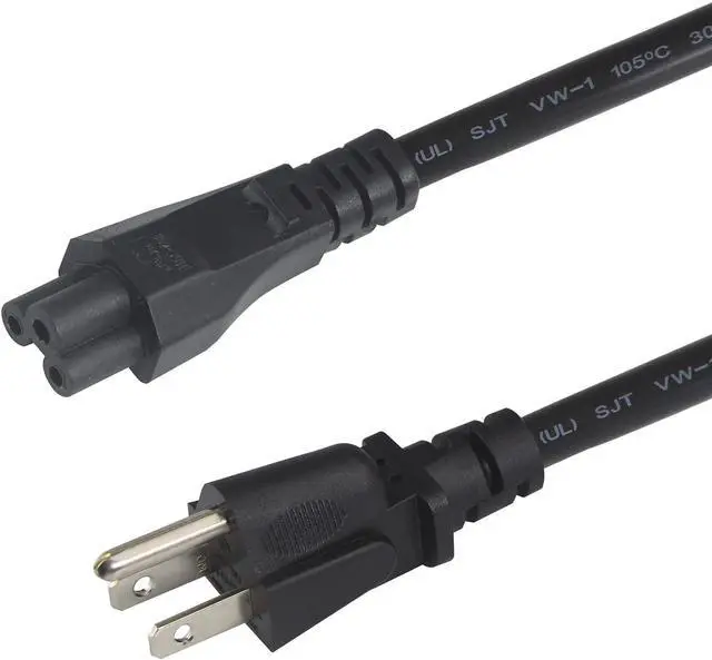 Alt view image 7 of 7 - 12FT Replacement Laptop AC Power Cord - Universal 3Prong Replacement Computer Power Cable 18AWG Heavy Duty Cord NEMA 5-15P to C5 Replaced 3-Slot C5 Cord Power Supply to PC (12FT)