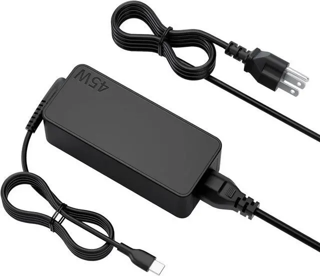 Main image of 45W Laptop Charger for HP Chromebook, ASUS, Acer, Lenovo, Samsung, Dell, Power Adapter for Chromebook X360 Spectre X360 Elite X2, Replacement AC Adapter