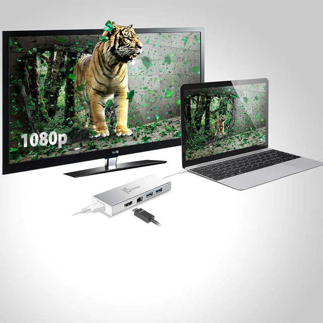 Alt view image 4 of 6 - J5Create JUD380 Station d'accueil USB 3.0 Pour PC