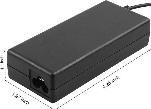 Alt view image 3 of 4 - 65W AC Power Adapter Charger for HP Pavilion x360 14 15 17, Envy 13 15 X360, Elitebook 840 G5, ProBook, Chromebook, Stream, Spectre Laptops, 19.5V 3.33A, HP Spectre 710412-001 19.5V 3.33A HP Adapter
