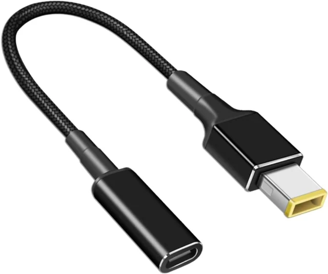 Alt view image 2 of 6 - USB C to Slim-Tip Laptop Charging Cable, USB-C Female to Slim-tip