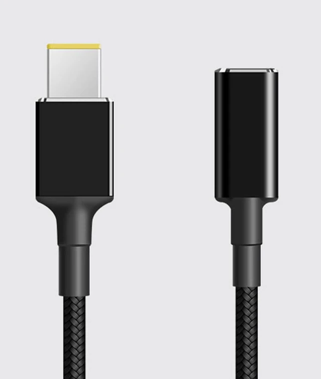 Alt view image 3 of 6 - USB C to Slim-Tip Laptop Charging Cable, USB-C Female to Slim-tip