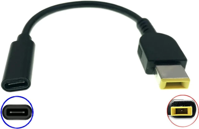 Alt view image 4 of 6 - USB C to Slim-Tip Laptop Charging Cable, USB-C Female to Slim-tip