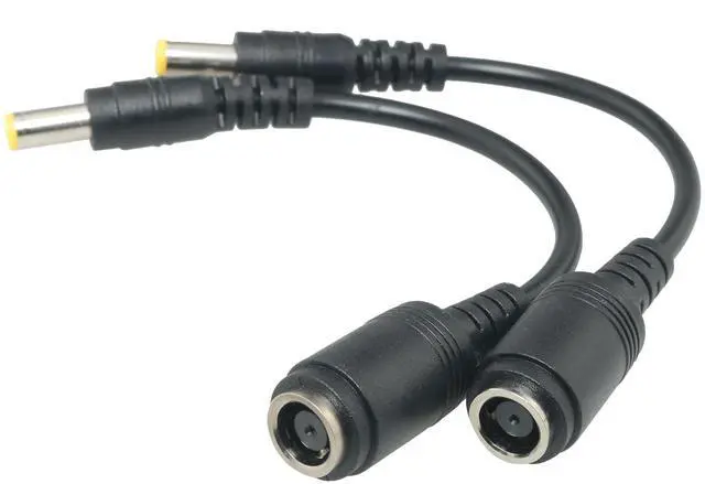 Main image of 2PCS Adapter Conversion Cable 7.4x5.0 Female to 5.5x2.5mm Male Connector Wire for Laptop Power Adapter Connection
