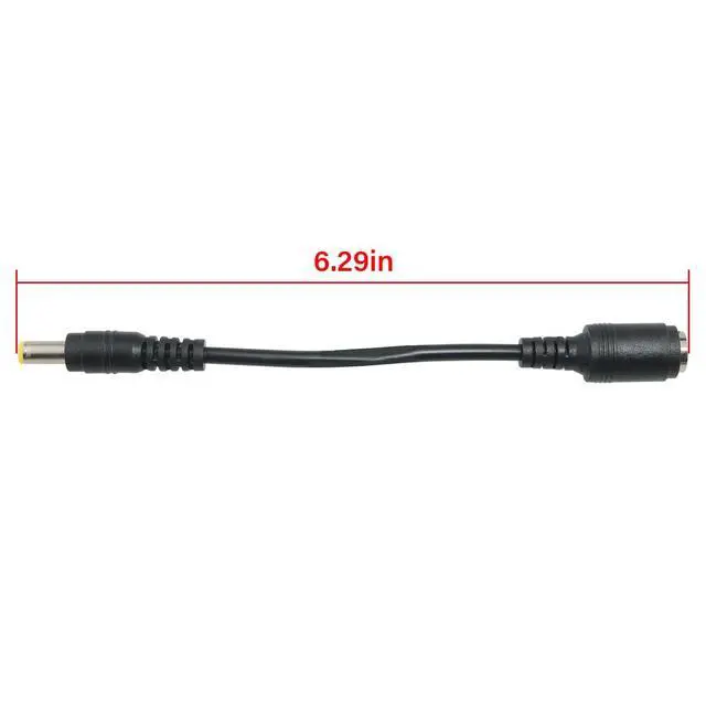 Alt view image 2 of 5 - 2PCS Adapter Conversion Cable 7.4x5.0 Female to 5.5x2.5mm Male Connector Wire for Laptop Power Adapter Connection